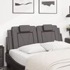 vidaXL Headboard Cushion Gray