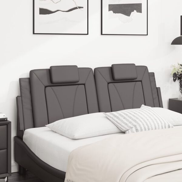 vidaXL Headboard Cushion Gray