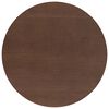vidaXL Dining Table Brown Solid Wood Rubber