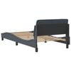 vidaXL Bed Frame Dark Grey