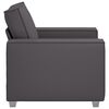 vidaXL Sofa Grey 38.98 x 30.71 x 33.07 in Fabric