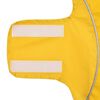 vidaXL Dog Raincoat Yellow Polyester XS Water-resistant materials