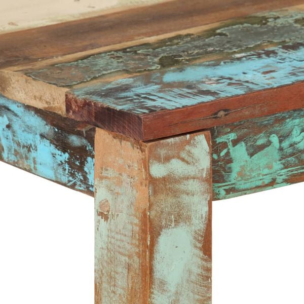 vidaXL Dining Table Multicolor Reclaimed wood Medium Durable