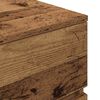 vidaXL Bedside Cabinet Old Wood Engineered Wood Medium Bedside Cabinet