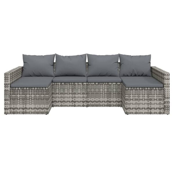 vidaXL Garden Lounge Set Grey, Anthracite