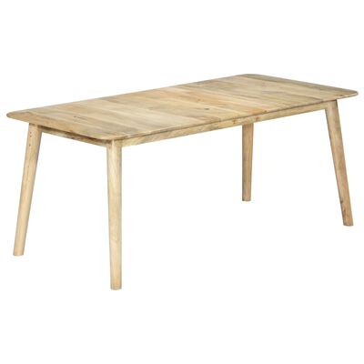 vidaXL Dining Table 70.9"x35.4"x29.9" Solid Mango Wood