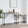 vidaXL Nesting Console Table Sonoma Oak Engineered Wood, Metal Medium