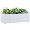 vidaXL Raised Bed White PP (polypropylene) Large Planters Raised Bed