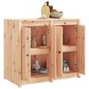 vidaXL Outdoor Kitchen Cabinet Natural Wood Solid Pine Wood Medium