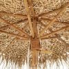 vidaXL Garden Parasol Brown Bamboo pole, Banana leaf roof