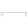 vidaXL Metal Bed Frame without Mattress White 29.5"x74.8"