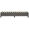 vidaXL Bed Frame Dark Grey Velvet (100% polyester), Plywood, Engineered wood
