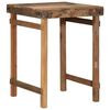 vidaXL Dining Table Brown 60 x 55 x 76 cm solid reclaimed wood