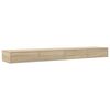vidaXL Bed Drawers Sonoma Oak 78.74 x 14.37 x 6.50 in Engineered Wood