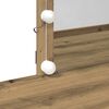 vidaXL Dressing Table artisan oak 100 x 40 x 130 cm Engineered wood