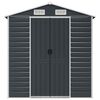 vidaXL Garden Shed Anthracite Galvanized Steel Large Garden Shed