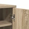 vidaXL Shoe Cabinet Sonoma oak Engineered wood Compact