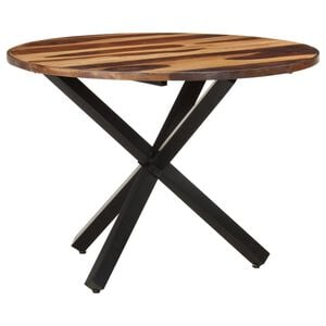 vidaXL Dining Table Honey Solid Acacia wood Medium Durable