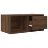 vidaXL TV Cabinet Set of 2 Brown Oak Engineered Wood Small TV Cabinet