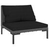 vidaXL Garden Lounge Set Dark Grey