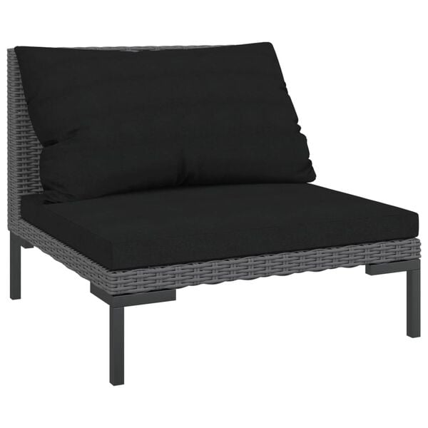 vidaXL Garden Lounge Set Dark Grey