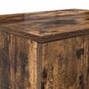 vidaXL Storage Cabinet 2 pcs Smoked Oak 50.00 x 16.14 x 15.75 in