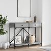vidaXL Console Table Grey Sonoma Engineered Wood