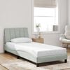 vidaXL Bed Frame Light Grey