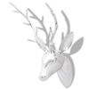 vidaXL Deer Head Decoration Silver Aluminum Large Deer Head Decoration