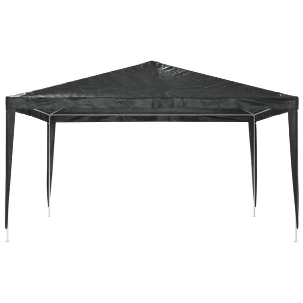 vidaXL Party Tent Anthracite Polyethylene 13.1 x 13.1 ft Durable