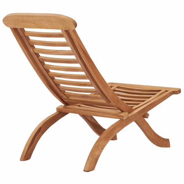 vidaXL Garden Chair Teak Solid Teak wood with water-based finish Medium