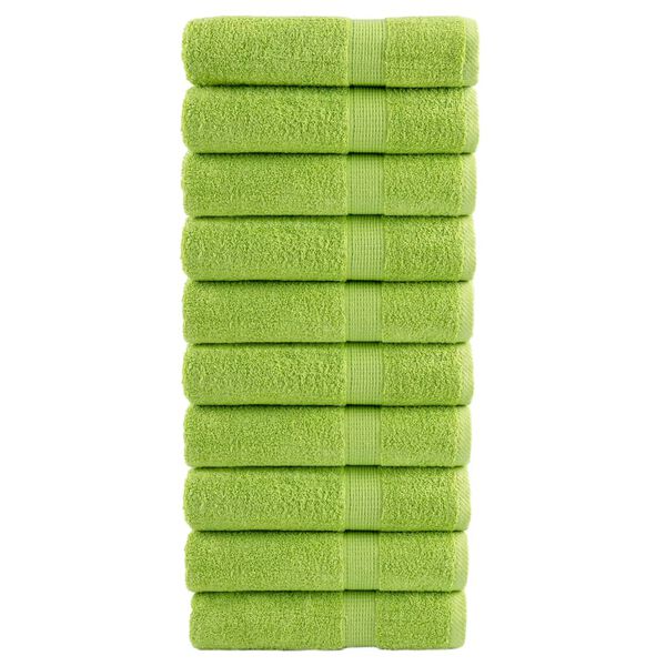 vidaXL Guest Towel Set of 10 Durable Bath Towels Rectangular