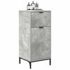 vidaXL Bathroom Cabinet Concrete Grey 15.55 x 14.17 x 34.65 in
