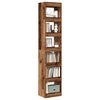 vidaXL Book Cabinet Old Wood Engineered wood Tall and narrow