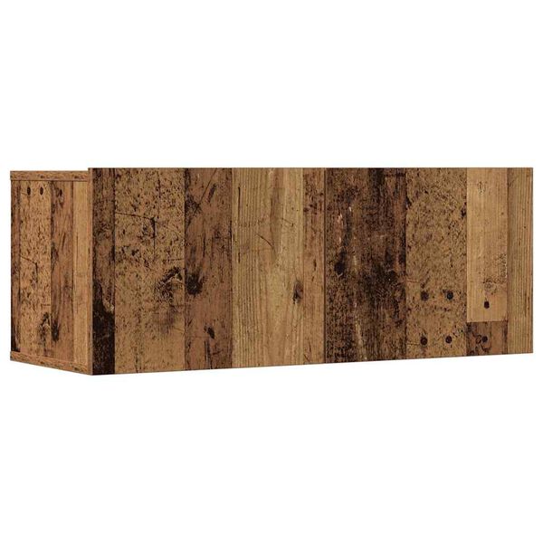 vidaXL TV Cabinet Set Old wood Engineered wood 7 Piece Set