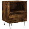 vidaXL Nightstand Set of 2 Smoked Oak Engineered Wood Medium