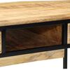 vidaXL Writing Desk Brown 39.4" x 19.7" x 29.5" solid mango wood