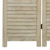 vidaXL 6-Panel Room Divider 82.7x65.0" Solid Wood Paulownia