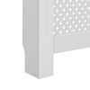 vidaXL Radiator Cover White 67.7"x7.5"x32.1" MDF