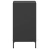 vidaXL Sideboard Black Cold-rolled steel Compact Sideboard Rectangular