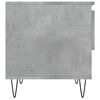 vidaXL Coffee Table Concrete Gray Engineered Wood, Metal