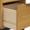 vidaXL Bedside Cabinet Oak Solid pine wood Medium Bedside Cabinet