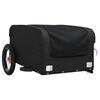 vidaXL Bike Trailer Black 66.1 lb Iron