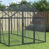 vidaXL Aviary Anthracite Aluminum 70.5 x 157.5 x 72.8 in Durable