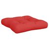 vidaXL Pallet Cushion Set of 3 Red Polyester Regular Decorative Inlays