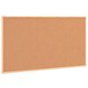 vidaXL Cork Board with Solid Pine Wood Frame 39.4x21.7"