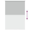 vidaXL Roller Blind Light Grey 100% Polyester, Aluminum 39.4 x 69.7 in