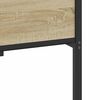 vidaXL Bed Frame Sonoma Oak Engineered wood and steel Small Single