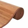 vidaXL Rug Natural Bamboo, Polypropylene Large Water-resistant materials