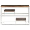 vidaXL Console Table Silver and Wood